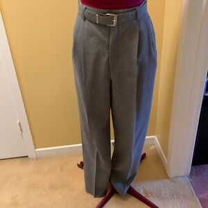 Amerique du Nord Pleated Trousers with matching belt